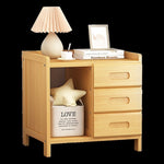 Bamboo Bedside Table Nightstand Storage Bedroom Sofa Side Stand V63-838001