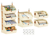 4 Tiers Hanging Closet Organizer, Stable and Reliable, Enduring and Sag Resistant, Unique V1369-AZ3-W-12302