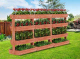 Fin Xxl Super Durable Elevated Planter Freestanding Rotatable Planter Box Garden Bed V767-HJ-ZM118-G1
