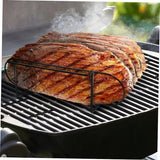 Portable Stainless Steel Grill Rack, Heat-Resistant Easy-Clean Cooking Grate for Camping, Picnics V1189-LC-HW-00293