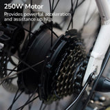 VALK Shuttle 5 Electric Folding Bike, Gen II, 20" Tyres, Shimano 7-Speed, White V219-BIKEFBVALMTA