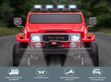 Kahuna Licensed Toyota FJ-40 Electric 2-Seat Kids Ride On Car by Kahuna - Red CAR-TYT-FJ40-RD