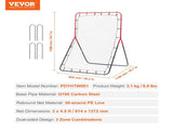 Baseball And Rebounder Net, 3 x 4.5 ft PitchBack Baseball Pitching Nest, 3-Way Baseball, V952-BQHDWDYXWGDJV7BWFV0