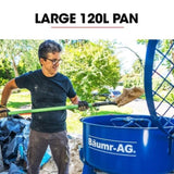 BAUMR-AG 120L Forced Action Pan Mixer, 1500W Electric Direct Drive Motor, Heavy-Duty Frame, for V219-TOLMSCBM1C2A