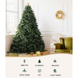 Jingle Jollys Christmas Tree 2.7m Green Xmas Tree Decorations 1590 Tips XM-TR-WELL-9F-GR