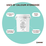 Kemmie 600g Calcium Hydroxide Powder Tub - Food Grade Pickling Lime FCC V238-SUPDZ-33022601691216