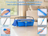 Professional Window Cleaning Kit with Bucket 3 Gallon, 76" Long Handle Squeegee and Microfiber V1107-799-87318