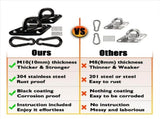 1700lbs Capacity Heavy Duty Hammock Hooks, 2PCS M10 Stainless Eye Hooks,Hanging Hooks for Hammock V1366-AZ2-W-16281
