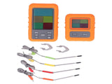 Wireless Meat Thermometer Digital BBQ Thermometer with 4 Probes for Kitchen Cooking Oven Grilling V1294-YM0714-3111210471111