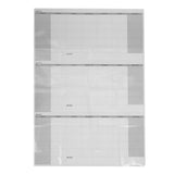 Vertical Dry Erase Wall Calendar Board with Clear Display, Monthly Planner for Office and Home V1369-AZ3-W-13415