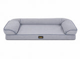 Pawz Cooling Orthopedic Dog Bed Waterproof Lining Washable Memory Foam Grey S PT1423-GY-S-AU