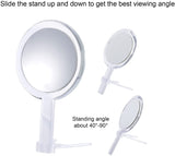 20X Magnifying Hand Mirror Two Sided Use for Makeup Application, Tweezing, and Blackhead/Blemish V178-14414