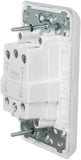 Schneider Electric Clipsal 45A 250V Double Pole Cooking Appliance Isolator Switch, Vivid White V1202-V1-CLI3041D45VW