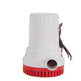 Bilge Pump Silent Boat Submersible DC Micro Drain Marine Sewage for Pond Pool 2000 GPH 24V V1294-YM0717-3111220242212