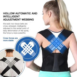 NNEOBA Back Brace Posture Corrector for Men - Adjustable Full Back Support V728-1005007148545663-BLACK-XXL