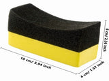 72Pack Tire Dressing Applicator Pads Tire Shine Applicator Dressing Pad Polishing Sponge for Car V1366-AZ2-W-14487