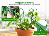 Plant Trellis for Climbing Plants, Indoor Outdoor Plastic Garden Trellis, Adjtable Potted Plant V1258-DP02-F-404