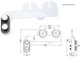 bidet - bidet With 2 spray heads - Self-cleaning bidet spray - Adjustable water pressure V1188-ZXY-11082