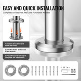 VEVOR 39.4in / 100cm Handrails for Outdoor Steps Staircase Porch Deck Senior V952-BXGSLZFS100CSMB9RV0
