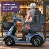 EQUIPMED ComfortCruise Large Mobility Scooter, 15km/h Top Speed, Up to 45km Range, Strong Climbing, V219-HMBMSCEQ8LBA