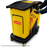 AUCH Double Bag Janitor Cleaning Trolley, Housekeeping Cart, Lockable Cabinet with Storage Tubs, V219-MATJANAC11YB