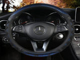 Car Steering Wheel Cover - 3D Honeycomb Breathable Mesh - Anti-Slip Sweat-Absorbent Grip for V888-ELOSUNG54999-2