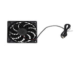 Solar Exhaust Fan Kit with 16W Solar Panel 2 High Speed Brushless DC Fan Solar Powered Vent Fan for V1294-YM0901-3111250059411