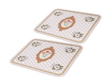 2PCS Coffee Mat Prevent Slip Waterproof Bottom Shockproof Absorbent Dish Drying Mat for Coffee Bar V1294-YM0710-3113230324313