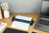 Portable Wireless Bluetooth A4 Thermal Mobile with 100Pcs Thermal Paper Inkless V1263-JX-6375