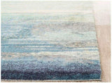 City Blue Rug 280 x 190cm - Contemporary Design with Hand-Carved Short Pile V178-69100