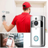 Wireless Video Doorbell Camera with Ringtone, Silver V1263-JX-5022