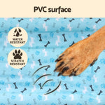 i.Pet Pet Cooling Mat Gel Dog Cat Self-cool Puppy Pad Large Bed Summer Blue PET-COOL-SIDE-100-BL