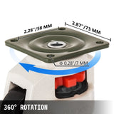 4 Pack Leveling Casters GD-60F Plate Mounted Footmaster Leveling Caster 551kg per Leveling Caster V952-JLSPTJFML4PCS60F1V0