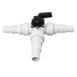 3 Way Diverter Water Valve for 1.25 Inch 1.5 Inch Female Thread ABS PVC 3 Way Hose Adapter for V1294-YM0901-3111240046511