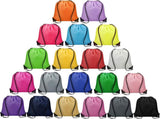100 Pcs Drawstring Bags Bulk - Lightweight Drawstring Backpack, Cinch Bag for Party Sport Gym Trip V1258-DP02-F-785