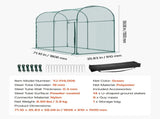Crop 1.8 x 0.91 x 1.5 m Plant Protection Tent with Zippered Door, Wind-Resistant Tall Crop V952-ZZBHZ1PCS733WG3BH001V0