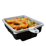 30 Pack Dalat Heating Lunch Box Container 33cm Rectangle V274-HA-SR-20X6