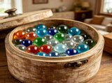 70Pcs Glass Marbles, Solid Round Marbles for Board Games, DIY Decorations and Home Furnishings, V1192-AZ-W-18086