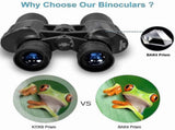 20x50 HD Binoculars Compact BaK4 Prism High Power Outdoor Optics V1263-JX-4151