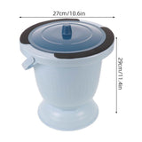 Portable Plastic Urinal Lid for Men and Women, Ideal for Indoor and Outdoor Travel Use V1370-AZ4-17532