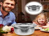 Stainless Steel Inner Pot Replacement for Rice Cooker, Bowl for Household Use, 1 Set V1366-AZ2-W-20363