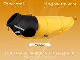 Yellow 2XL Size Dog Clothing Warm, Thickened Cotton Jacket for Autumn & Winter Waterproof Pet V888-ELOSUNG50012
