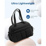 Lightweight Multi-Functional Travel Duffel Bag with Waterproof Compartment, Carry-On Under Seat Tote V1341-ZY-97J8YDWW-KHAKI