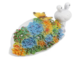 Solar Snail Statue Waterproof Cute Snail Figurine Succulents Garden Ornament Solar Lights Lawn V1294-YM0901-3111240063511