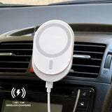 Laser MagSafe Car Vent Mount with 15W Wireless Charging V1031-PW-WLCM15-149