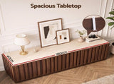 Artiss 180cm TV Unit Entertainment Cabinet Fluted Style Anti-tip Kit Walnut FUR-S-TV180-WD-AB