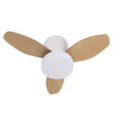 25 Inch Ceiling Fan with Light and Remote Flush Mount Quiet DC Motor 6 Speeds Dimmable 3000-6500K V1294-YM0901-3119250021111