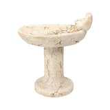 Stony Birdbath On Pillar 45cm V637-49421BRD