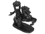 22cm Height Headless Horseman Statue with Pumpkin Horror Headless Horseman Halloween Decor Sculpture V1294-YM0706-3115230097711