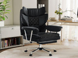Levede Gaming Office Chair High Back PU Leather Black OF1059-BK-AU